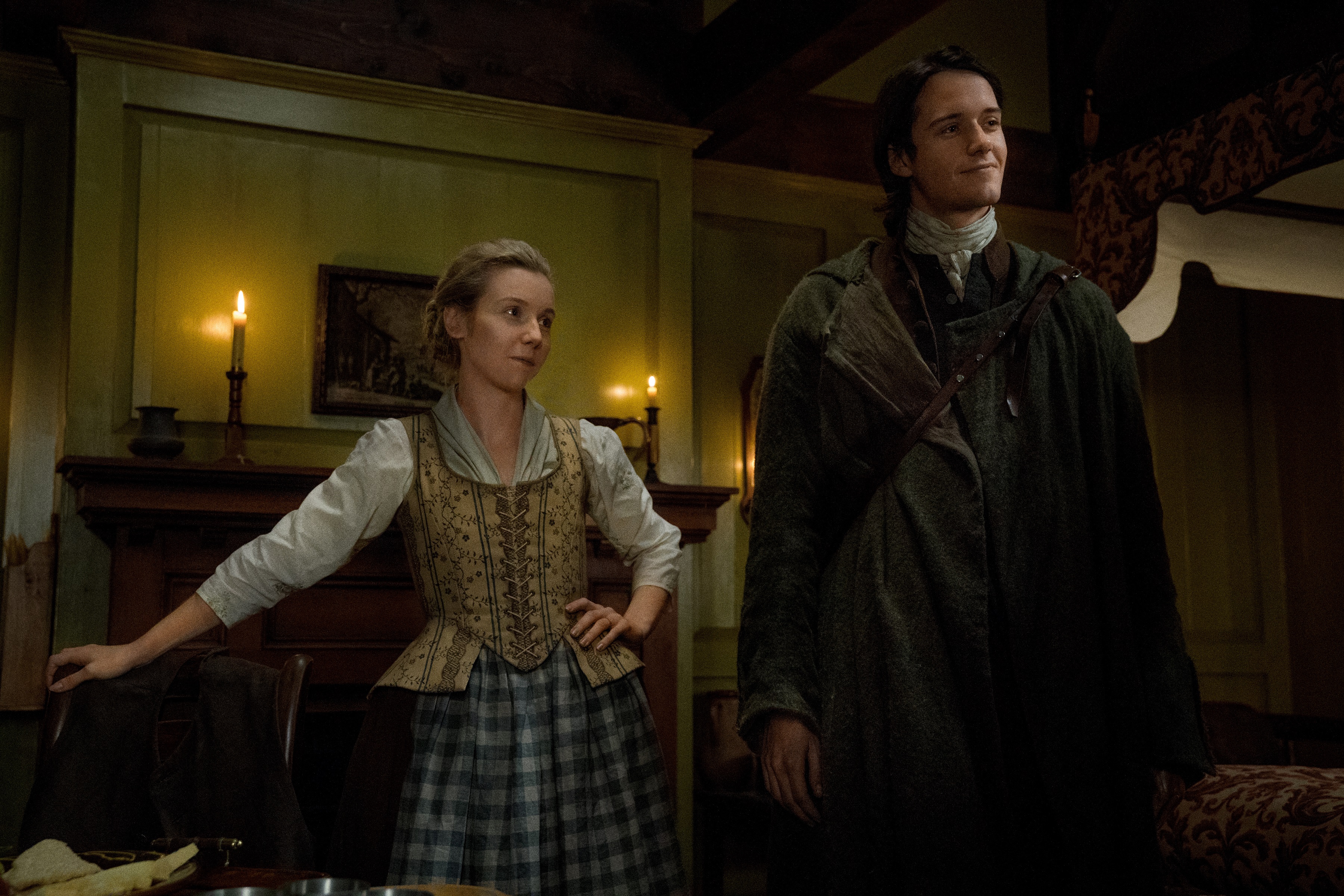 Lauren Lyle Takes Fans Behind the Scenes of Fergus & Marsali's