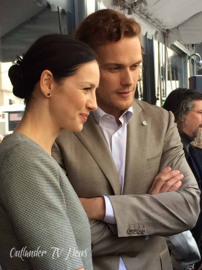 Our Saks & Outlander Interview with Sam Heughan and Caitriona Balfe ...